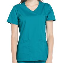 Cherokee Ww655 Mock Wrap Top 116331  PROFESSIONAL