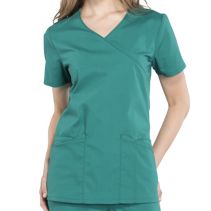 Cherokee Ww655 Mock Wrap Top 116331  PROFESSIONAL