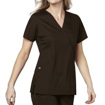 Wink Wwork 102 Mock Wrap Top F 116720  WonderWork