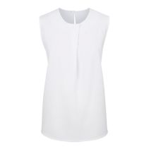 Sleeveless Front Pleat Blouse 116769  