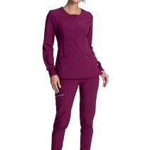 Cherokee Ck781a Long Slv Top 117871  WHILE SUPPLIES LAST