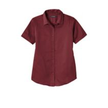 Ladies Twill Blouse Ss 118034  