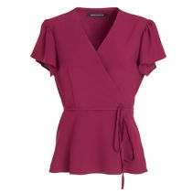 Peplum Wrap Top 118144  WHILE SUPPLIES LAST