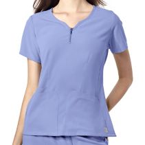 Wonderwink 6529 Zip Neck Top 118204  
