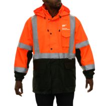 Hi Vis Parka With Hood 092681  NEW