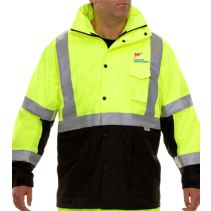Hi Vis Parka With Hood 092681  NEW