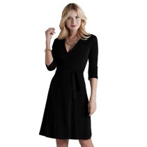 Jersey Wrap Dress 115330  Easy Care