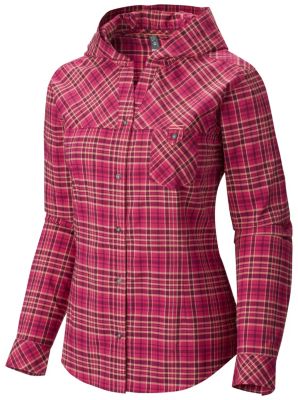 Women's Tahoma Hooded Flannel Long Sleeve Shirt | MountainHardwear.com