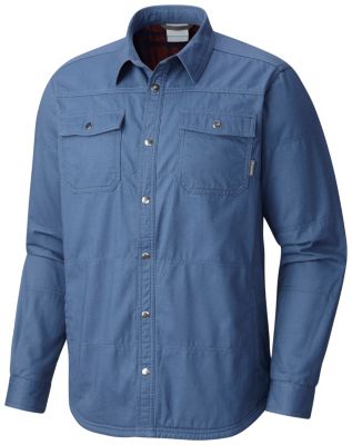 columbia fleece lined shirt