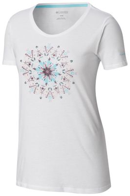 White Women's Butterfly Wing™ Medallion Tee, View 0