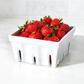 BERRY BOX WHITE COLANDER