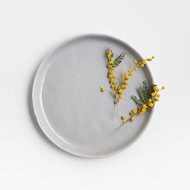 Mercer Grey Appetizer Plates