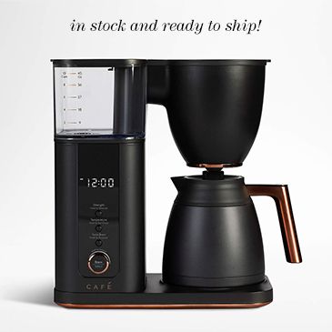 Cafe™ Matte Black Drip Coffee Maker with Thermal Carafe