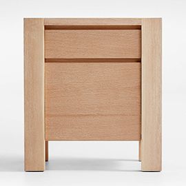 Terra Natural Oak File Cabinet