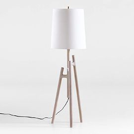 Lockeland Natural Wood Floor Lamp