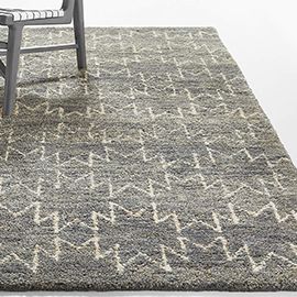 Cotallo Grey Hand-Knotted Rug