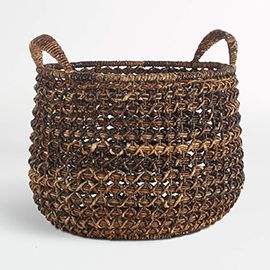 Zuzu Round Handwoven Basket