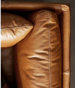 Wells Leather Apartment Sofa