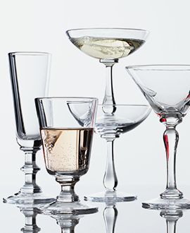 cocktail glasses