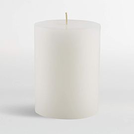 3"x4" White Pillar Candle