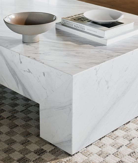 paramount marble coffee table