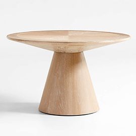 Palisades Whitewashed Wood Dining Table