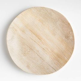 Faux Bois Melamine Dinner Plate