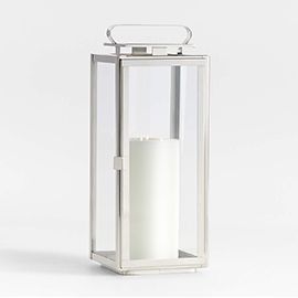 Walker Silver Metal Lantern