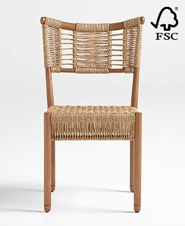 Forge Oak Wood Dining Chair