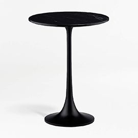 Nero Black Marble Accent Table