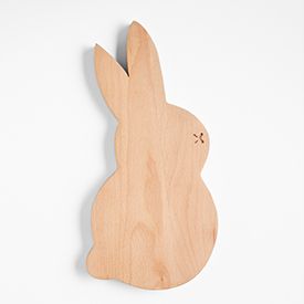 Wooden Easter Bunny Trivet