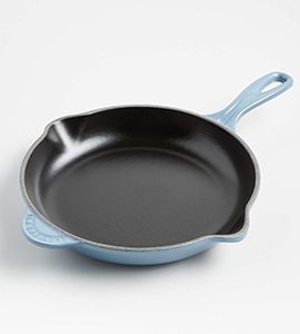 Le Creuset Classic 9" Chambray Blue Skillet