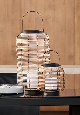 Brigton Rattan Lanterns