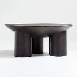 Tom Charcoal Three-Legged Coffee Table by Leanne Ford