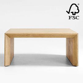 Baja Natural Square Coffee Table