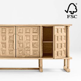 Honore Oak Media Console by Athena Calderone