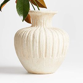 Enorme Cannelee Textured Vase