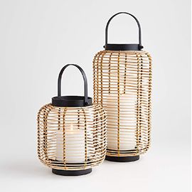 Brigton Rattan Lanterns