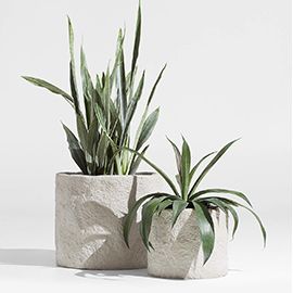 Chesil Faux Stone Planter