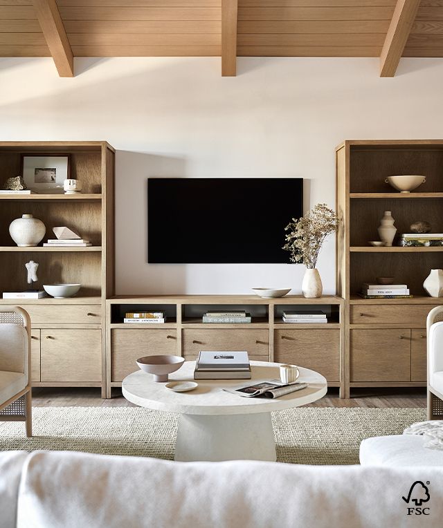 keane storage media console