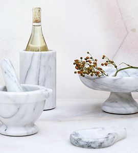 French Marble Serveware