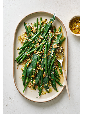 Cold and Crunchy Green Beans