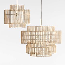 Noon Wicker Pendant Lights