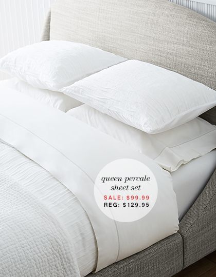 cotton percale: light & crisp