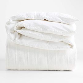 Organic Double Weave White Duvet