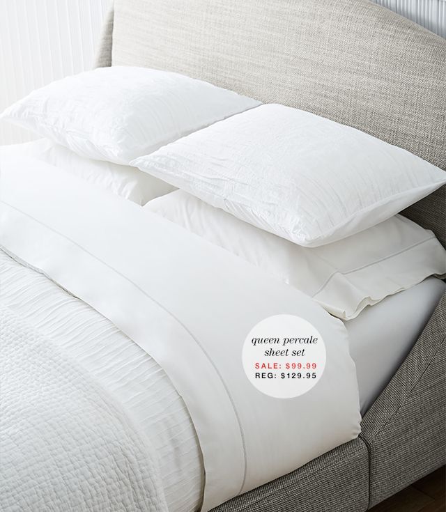 cotton percale: light & crisp