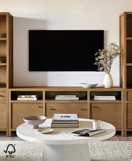 keane storage media console