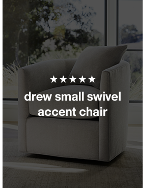 drew small swivel chair