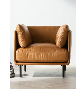 wells leather chair