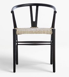 Crescent Black Dining Chair